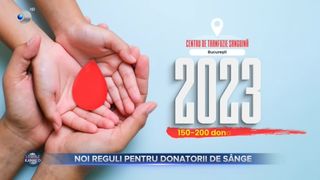 VIDEO - Noi reguli pentru donatorii de sânge. Donarea de sânge, doar cu programare în urma numărului neașteptat de mare al donatorilor