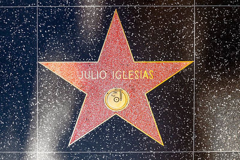 julio iglesias walk of fame