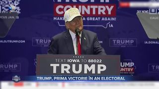 VIDEO - Trump, prima victorie în an electoral