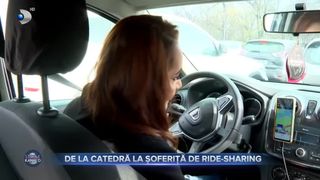 VIDEO - De la catedră la șoferiță de ride-sharing. Povestea unei foste profesoare care și-a dedicat timpul șofatului