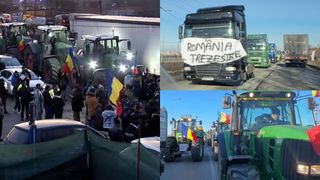 Protestul fermierilor și al transportatorilor a ajuns &icirc;n ziua 8. Trafic restricționat &icirc;n două județe
