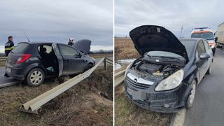 Ce a pățit șoferița din Satu Mare care s-a aruncat din mers când mașina i-a luat foc