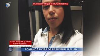 VIDEO- Româncă ucisă de patronul italian. Bărbatul este cunoscut pentru legăturile cu mafia