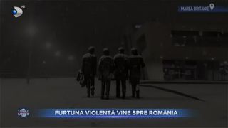 VIDEO- Furtuna violentă vine spre România.  Meteorologii anunță un nou episod de iarnă