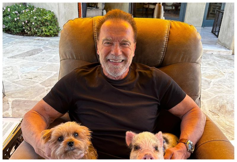 Arnold Schwarzenegger aeroport