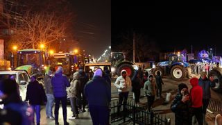 Ziua 9 de protest pentru transportatori și fermieri. Pe DN 2, la Vama Siret, traficul este &icirc;ngreunat. &Icirc;n Afumați, traficul de pe prima bandă spre Capitală este blocat