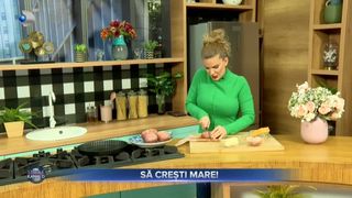 VIDEO - „Să crești mare”, cu Alina Laufer: Cartofi împănați cu bacon și cașcaval