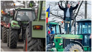 Protest uriaș în centrul Capitalei. Undă verde pentru tractoare și capete de TIR în Piața Constituției!