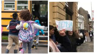 Protest elevi transport gratuit