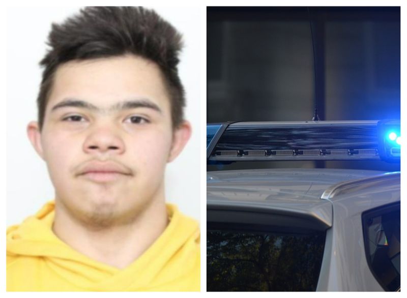 Copil sindrom down dispărut