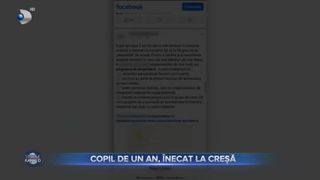 VIDEO - Copil de un an, &icirc;n stop cardio-respirator după ce s-a &icirc;necat cu o bucată de măr la creșă