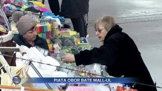 VIDEO - Piața Obor, sute de vizitatori zilnic. Prețurile mici &icirc;i fac pe clienți să se re&icirc;ntoarcă