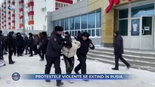 VIDEO - A treia zi de proteste &icirc;n Rusia! Revoltele au ajuns și &icirc;n Bașkiria