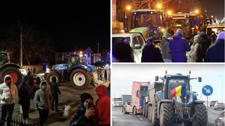 Un singur tractor a fost adus &icirc;n Piața Constituției, deși erau așteptați 5.000 de fermieri și transportatori cu 200 de utilaje