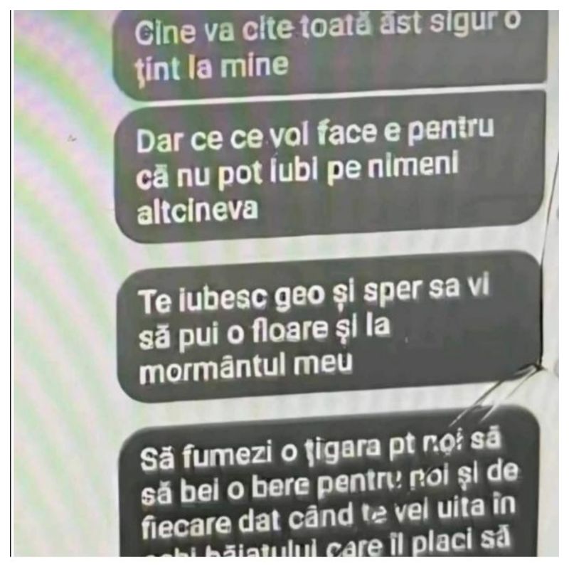 Mesaje telefon elev sinucidere Bacău