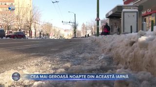 VIDEO- Cea mai geroasă noapte din România. Temperaturile au scăzut până la minus 18 grade, iar gerul a creat probleme în mai multe zone din țară