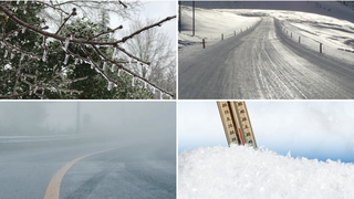 Avertizare ANM: Cod galben de precipitații mixte, polei și ceață. Lista zonelor vizate