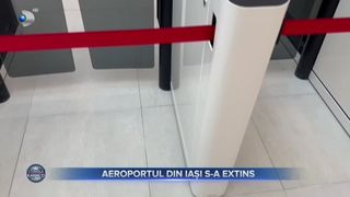VIDEO- Nou terminal, construit &icirc;n timp record, la Aeroportul Internațional Iași. Directorul aeroportului: "Ne dorim să avem pe data de 31 martie primul zbor Schengen"