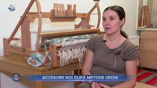 VIDEO- Tradiția rom&acirc;nească reinventează moda! Accesoriile țesute la război sunt la mare căutare