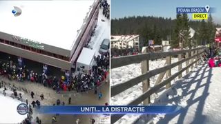 VIDEO- Uniți la distracție. Stațiunile de pe Valea Prahovei au fost luate cu asalt