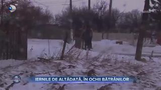 VIDEO- Iernile de altădată prin ochii bătr&acirc;nilor. Bunii spun că generațiile tinere sunt mai sensibile și comode