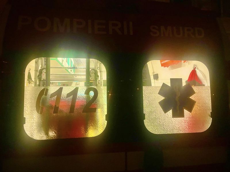 Copil căzut etaj Sibiu