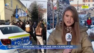 VIDEO- Evadare ca-n filme la un colegiu cu internat, din Sibiu. Două eleve au vrut să meargă la club și nu au primit acordul