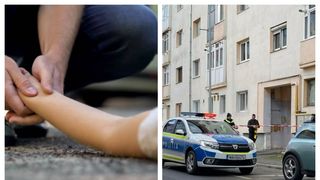 Copil căzut etaj Sibiu