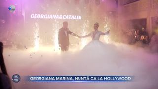 VIDEO- Georgiana Marina, nuntă ca la Hollywood. Alături de frumoșii miri au petrecut peste 600 de invitați