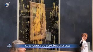 VIDEO- Gest șocant făcut de două femei la Luvru. Au aruncat cu supă &icirc;n celebra operă Mona Lisa
