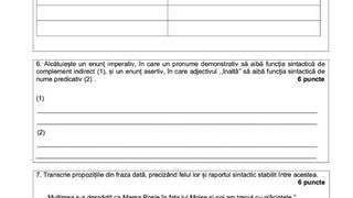 simulare evaluare nationala limba romana model braila