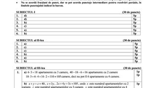 barem simulare nationala 2024 model subiecte matematica