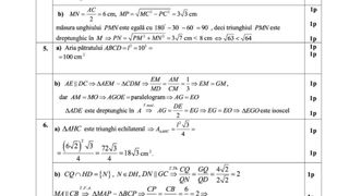 barem simulare nationala 2024 model subiecte matematica