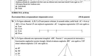 simulare nationala 2024 model subiecte matematica