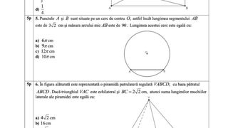 simulare nationala 2024 model subiecte matematica
