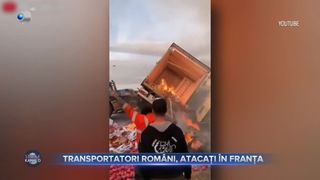 VIDEO - Franța fierbe din cauza protestelor! Transportatori români, atacați în stradă! La ce gesturi extreme au reușit protestatarii să recurgă