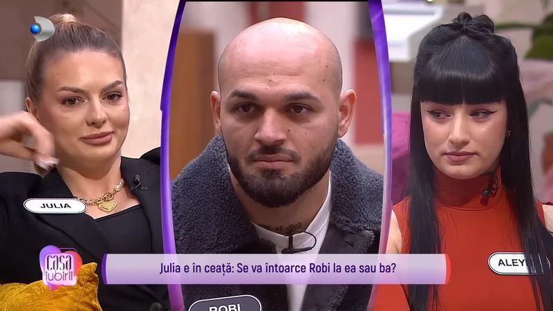 Robi, triunghi amoros între Julia și Aleyna!  „Eu nu-l mai înțeleg. E nehotărât. El poate cunoaște fiecare fată”
