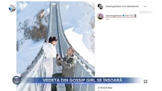 VIDEO - Vedeta din „Gossip Girl” se însoară. Și-a cerut iubita de soție într-un cadru inedit