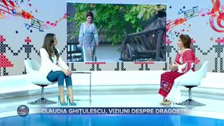 VIDEO - Claudia Ghițulescu, viziuni despre dragoste. Ce secrete a &icirc;mpărtășit frumoasa c&acirc;ntăreață?