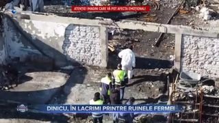 VIDEO - Reconstituirea filmului tragediei de la Ferma Dacilor. Cornel Dinicu le-a arătat criminaliștilor pas cu pas cum a încercat să salveze victimele din incendiu