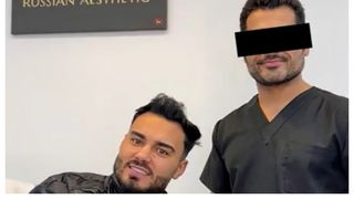 Medic estetician paciente mutilate