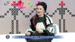 VIDEO- Mihaela Grindean iubește muzica și hainele tradiționale românești. Artista a colecționat peste 100 de costume populare