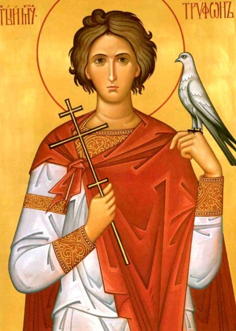 sfantul mucenic trifon