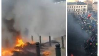 Protest fermieri Bruxelles