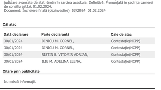 Cornel Dinicu, eliberat din penitenciar și dus în arest la domiciliu.