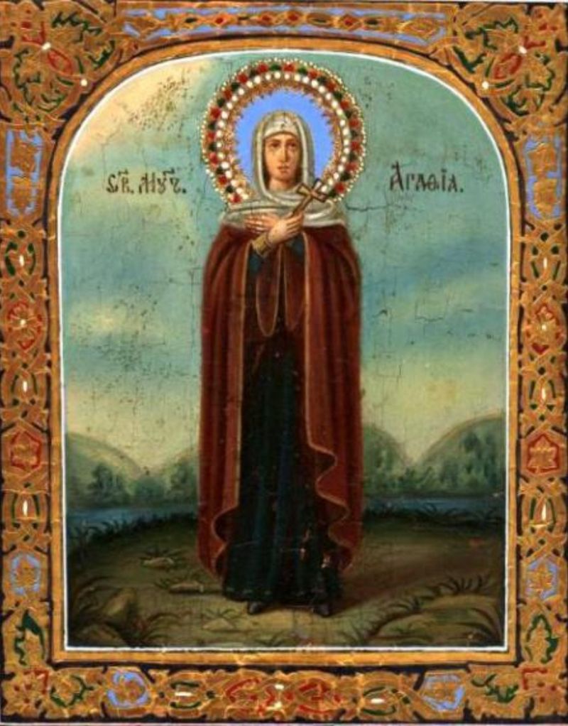 sfanta mucenita agata