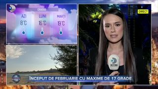 VIDEO - Se anunță vreme de primăvară! Termometrele vor urca până la 17 grade la începutul lunii