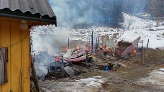 incendiu casa suceava