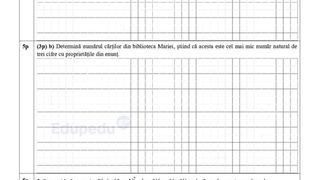 Subiecte matematică simulare Evaluare Națională 2024