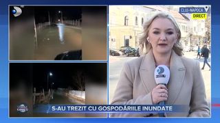 VIDEO - Zeci de gospădării inunate în Bistrița-Năsăud din cauza precipitațiilor abundente. A fost nevoie de intervenția pompierilor